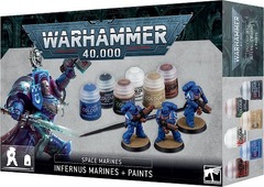 Space Marines - Infernus Marines + Paints Set 60-11